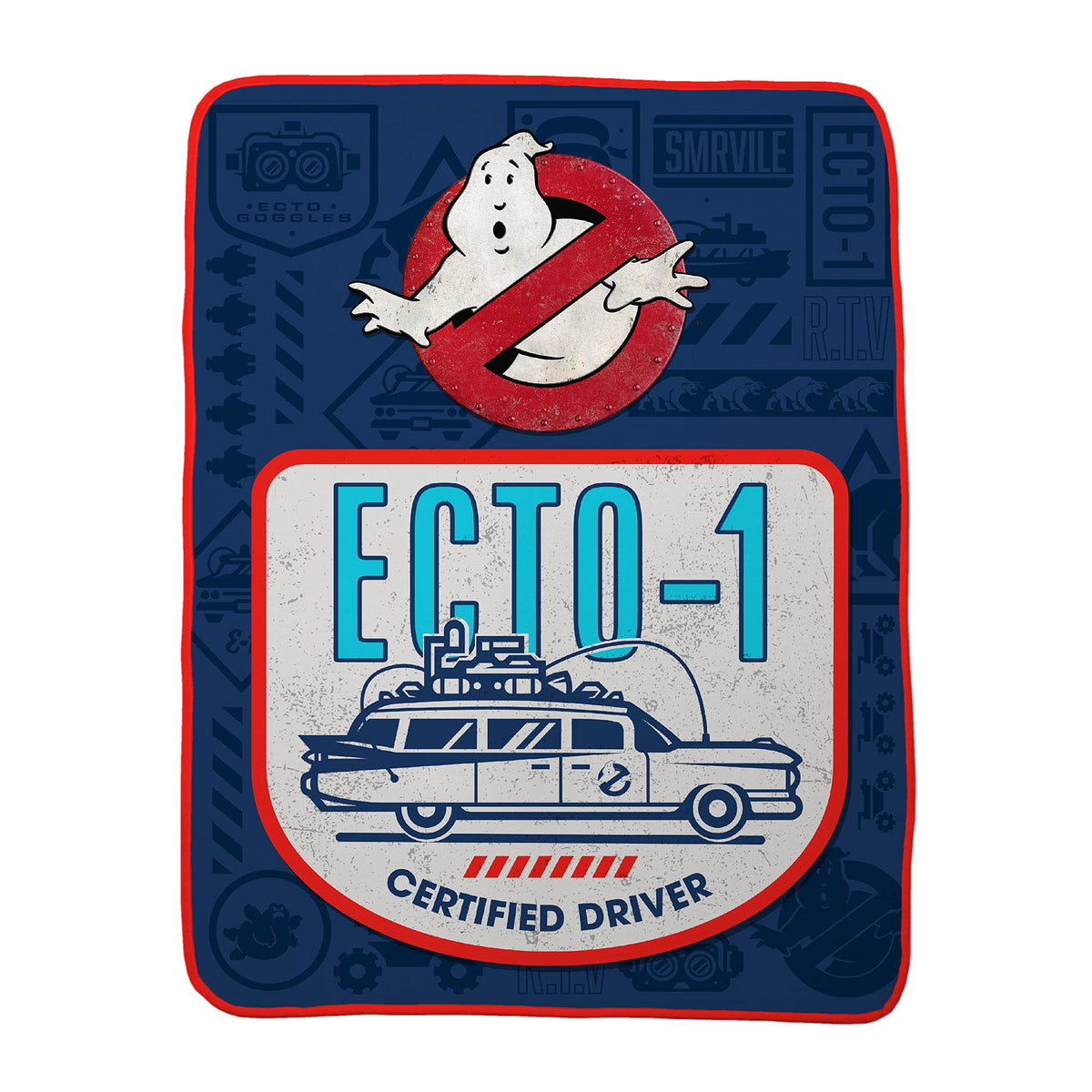 Franco Kids Bedding Soft Plush Micro Raschel Throw, 46 In X 60 In, Ghostbusters Afterlife
