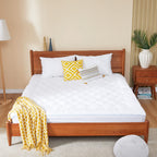 Homtec King Mattress Pad Cotton Mattress Pad Cover Quilted Mattress Cover 18-22'' Deep Pocket Mattress Protector King Size Thin