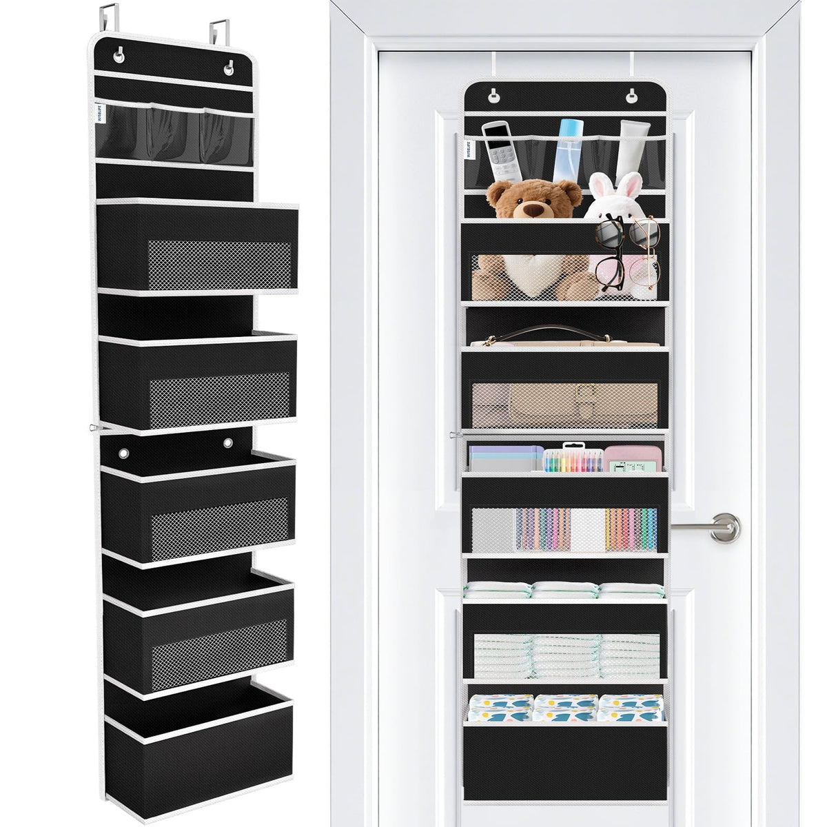 Over The Door Organizer Storage Large Capacity Hanging Bedroom Storage