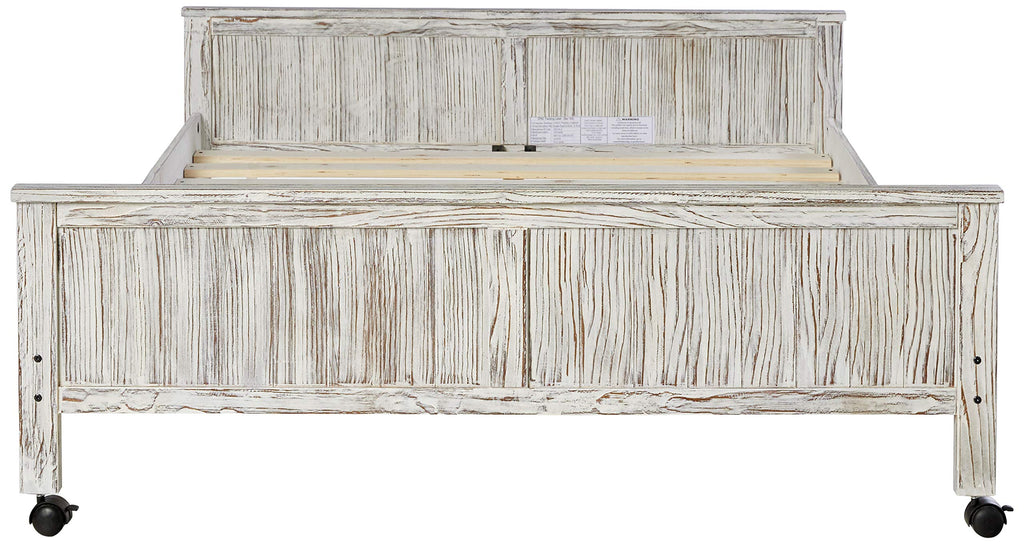 Donco Kids Clubhouse Full Low Caster Bed In Driftwood Finish