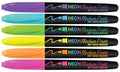 The Board Dudes Cyj58 Medium Point Dry Erase Markers - Neon, 6 Count