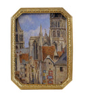 SIKOO Vintage Picture Frame 4  6 Antique Gold picture Frame Ornate Photo Frame Tabletop and Wall Hanging Frame with High Definit