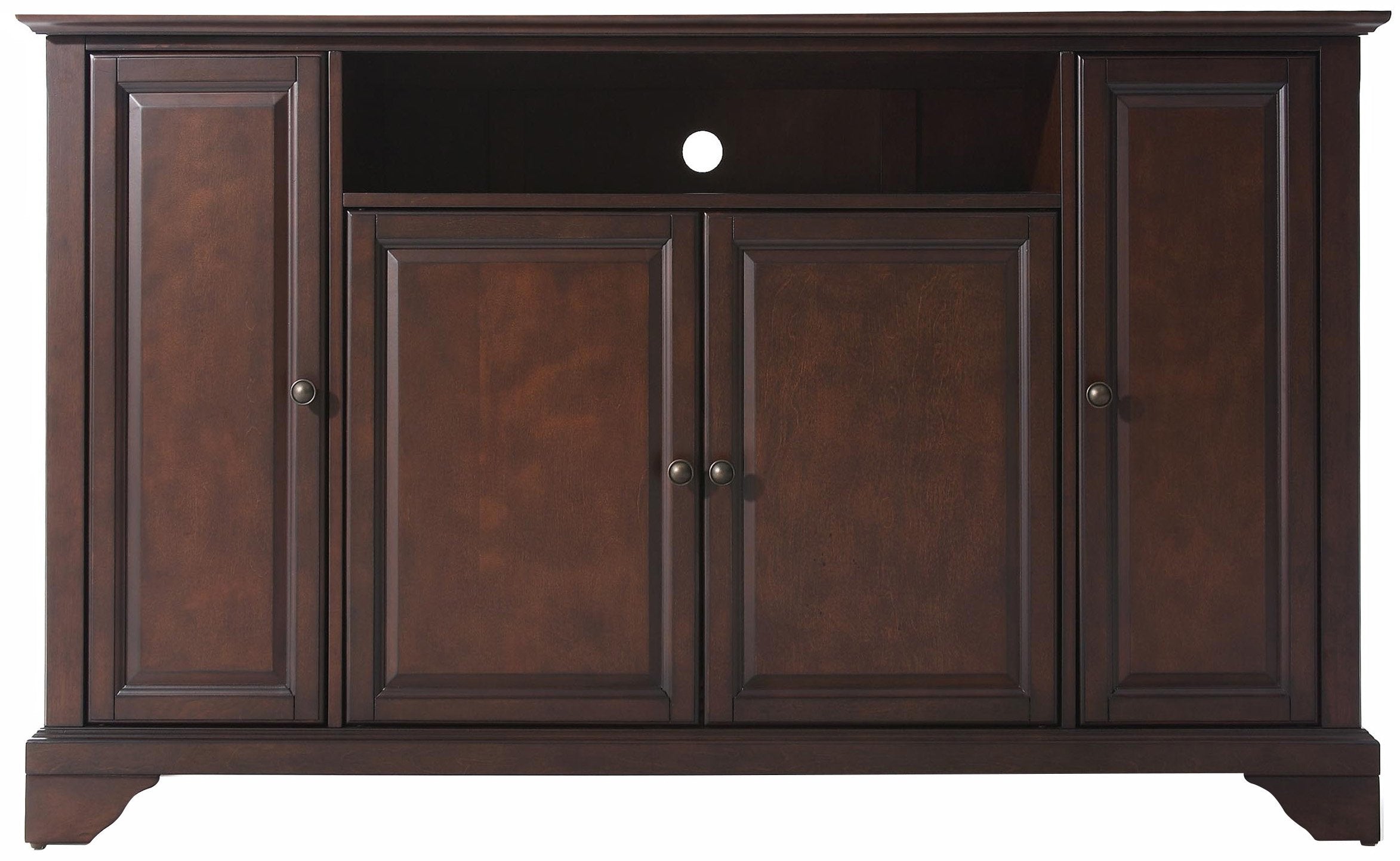 Crosley Furniture Lafayette 60-inch TV Stand - Vintage Mahogany