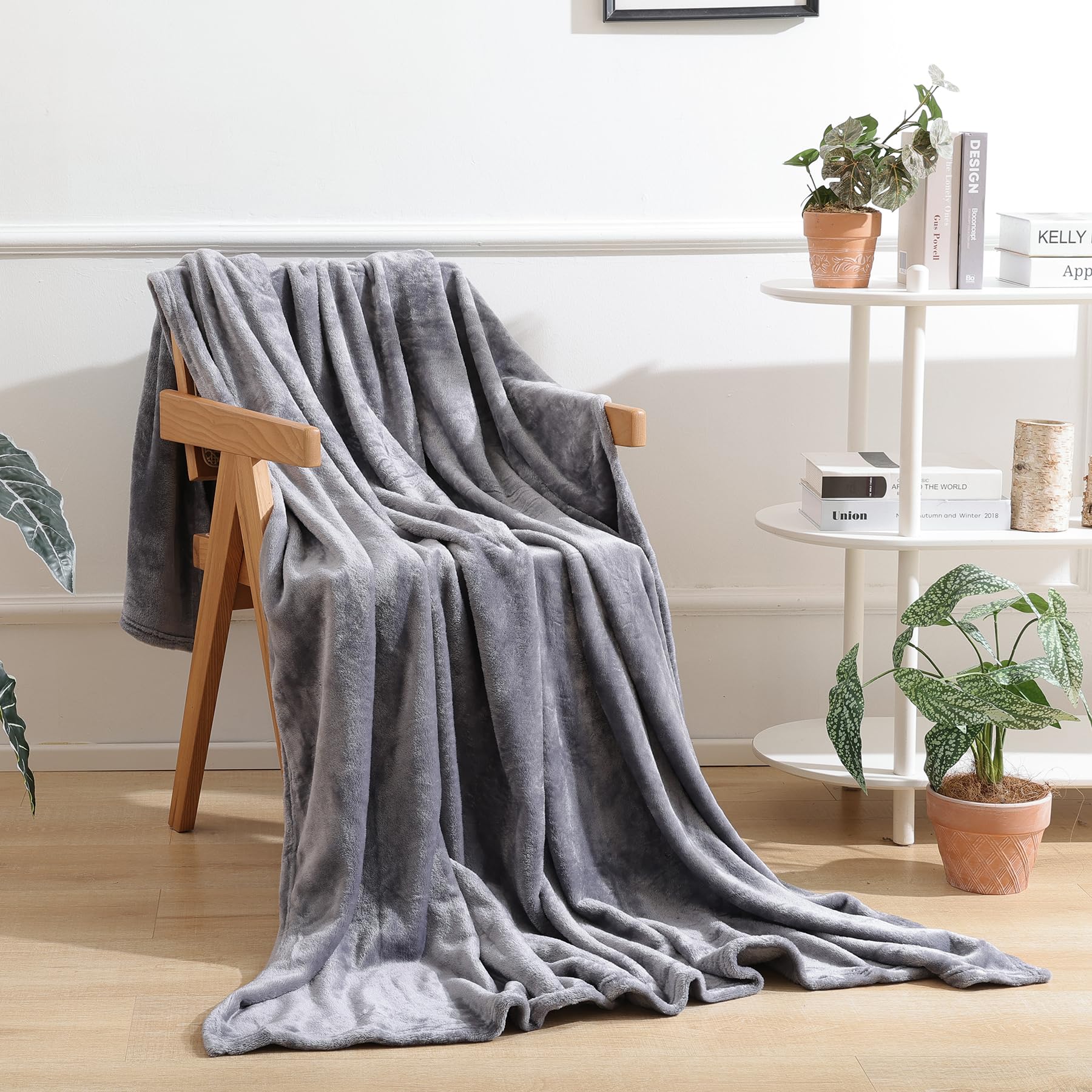 Soft Cozy Fleece Blanket - Luxury Throw Blanket For Couch Sofa, Lightweight Plush Fuzzy Flannel Microfiber Blankets And Throws F