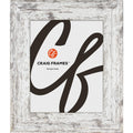 Craig Frames American Barn, 28x30 Picture Frame, Faux Barnwood, White