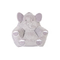 Cuddo Buddies Elephant Toddler Chair Plush Character Kids Chair Comfy Pillow Chair for Boys and Girls, 19 in x 20 in x 16 in
