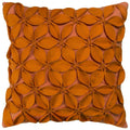 Rizzy Home | T08563 | 18"x18" Orange/Brown/Orange Decorative Pillow | Cover Only
