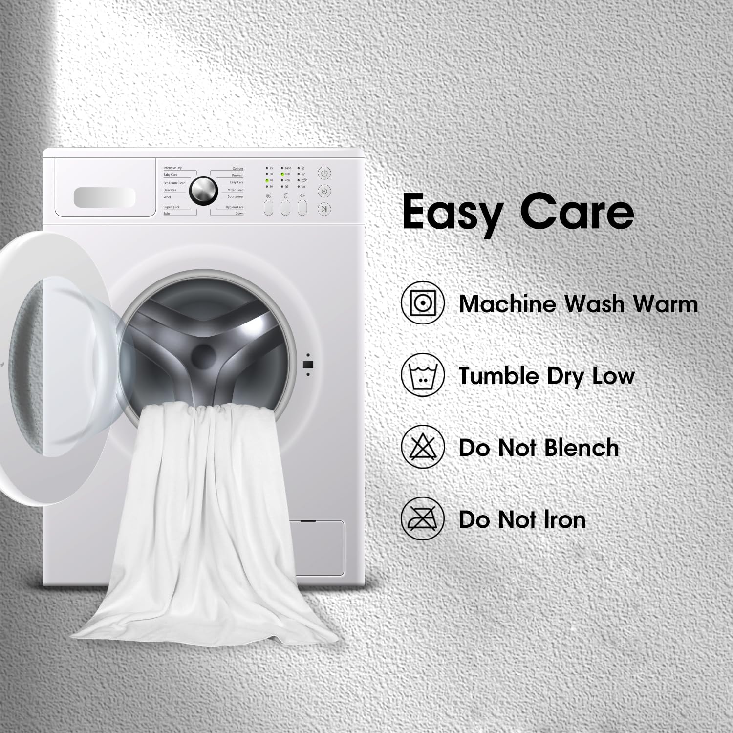 Jml Luxury Hotel & Spa Bath Towels (2 Pack, 30''X60'') - 350Gsm High Density Fleece Towel Sets - Super Soft And Absorbent, Lint