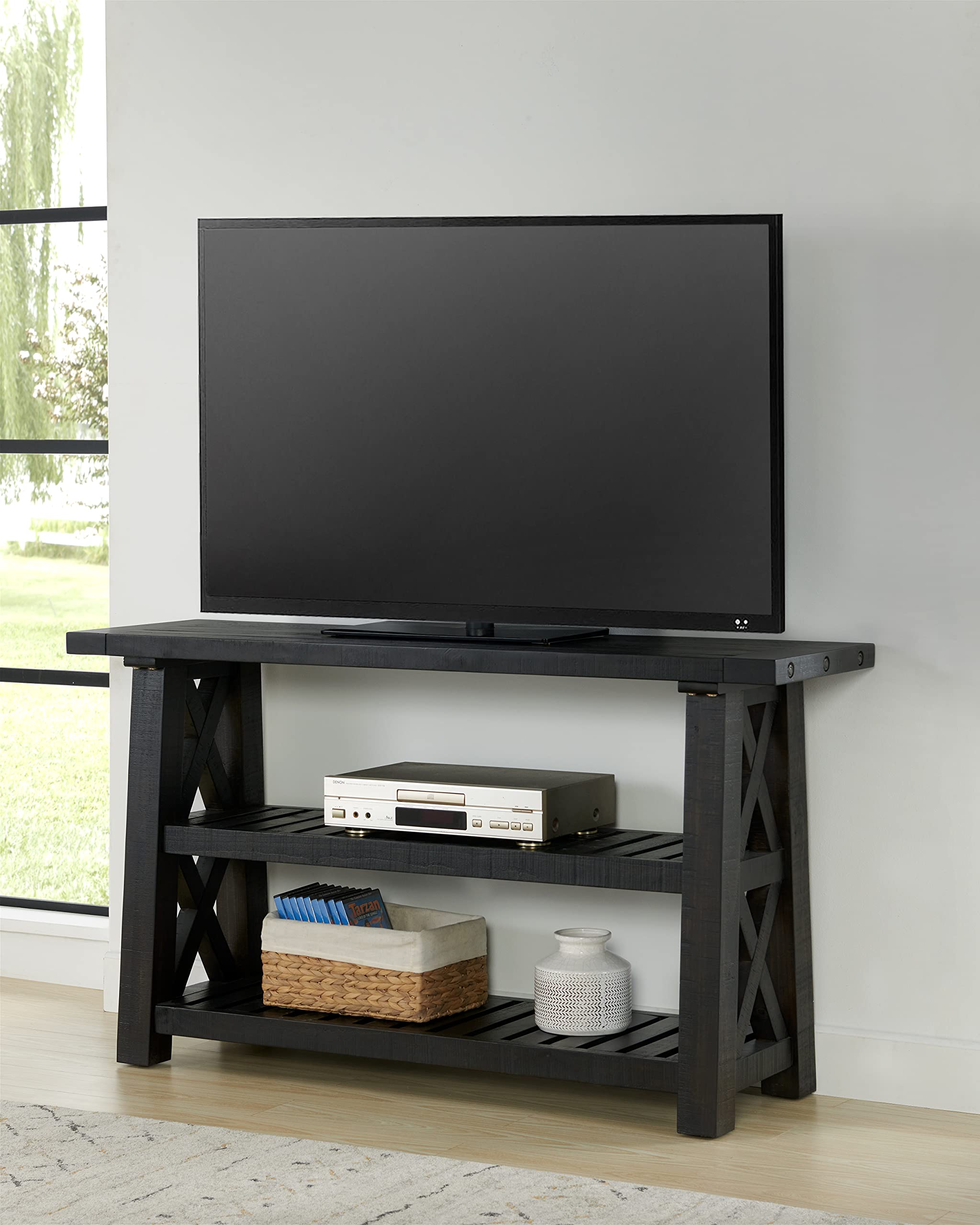 Martin Svensson Home Console Table, Sofa, Black Stain,840142