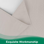 Biscaynebay Wrap Around Bed Skirts For Queen Beds 16' Drop, Camel Grey Adjustable Elastic Dust Ruffles Easy Fit Wrinkle Resistant Silky Luxurious Fabric Machine Washable