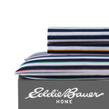 Eddie Bauer Kids - Full Sheets, Stain Resistant Kids Bedding, Ideal for Toddler Bedding Set (Stripes Game Blue, Full)
