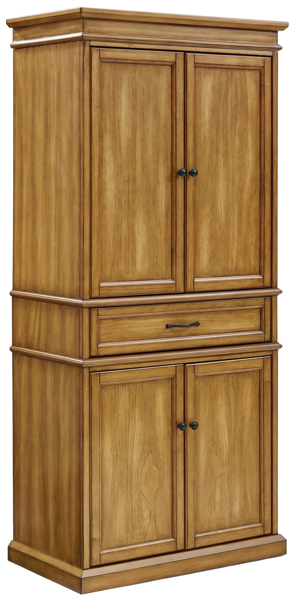 Crosley Furniture Parsons Pantry And Kitchen Storage, Natural Finish