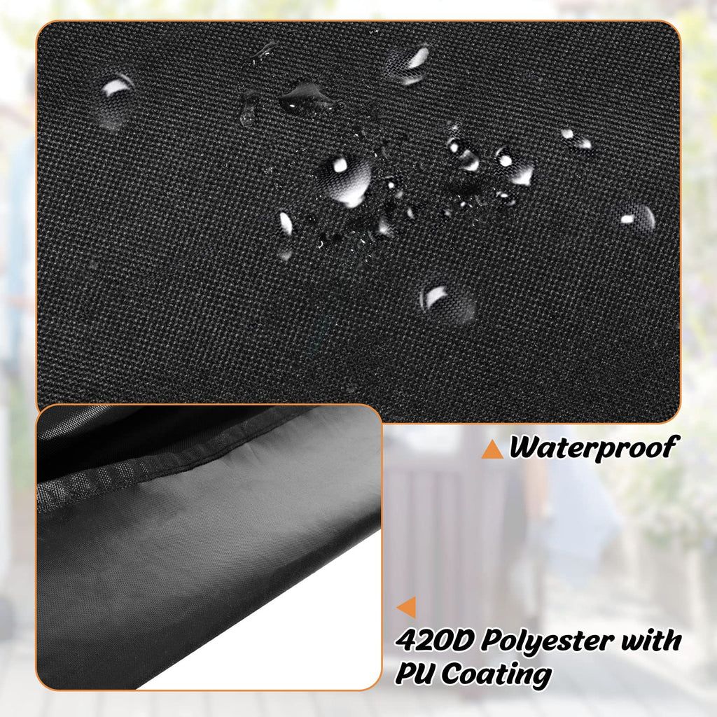 Patio Cooler Cart Cover Fits For Most 80 Quart Rolling Cooler Cart, Waterproof Patio Ice Chest Protective Covers For Outdoor Bar