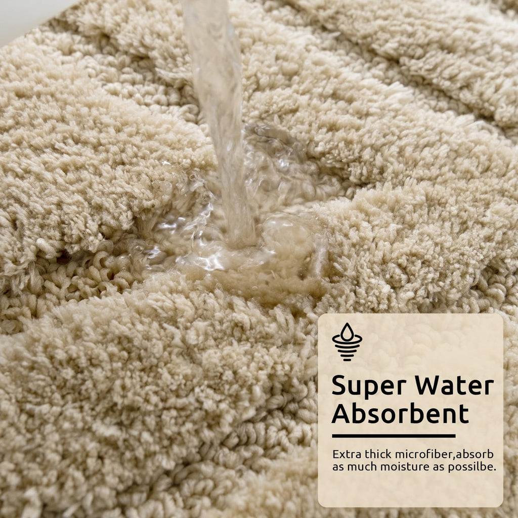 Dexde Bathroom Rugs Runner 24X47 Long Bathroom Rug Non Slip Soft Washable Large Bath Mats For Bathroom Bedroom Hallway Kitchen F