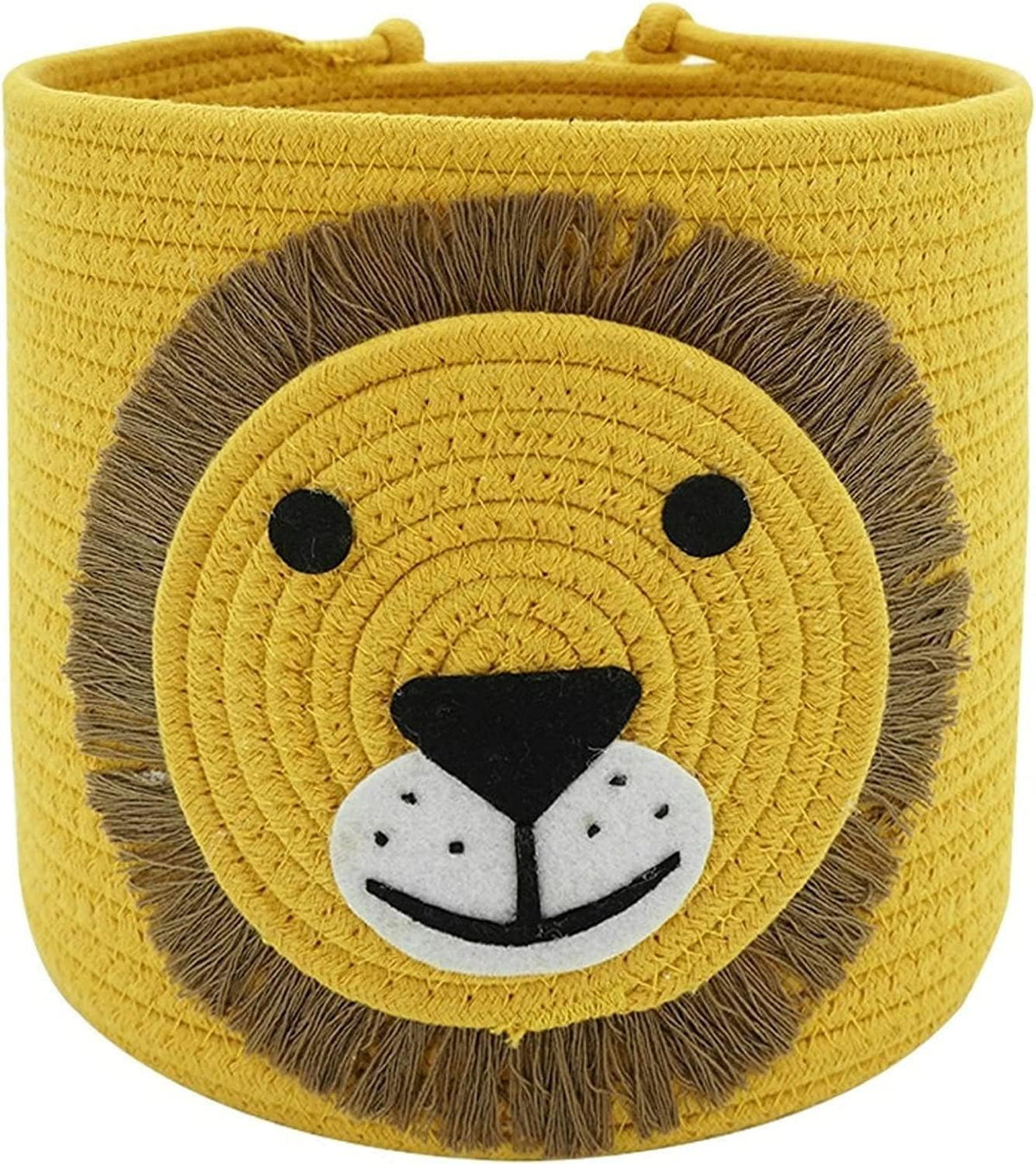 MOON LIGHT Large Jute Rope Basket  Tall Laundry Basket Hamper for Dirty Clothes Woven Jute Storage Basket for Blanket in Living