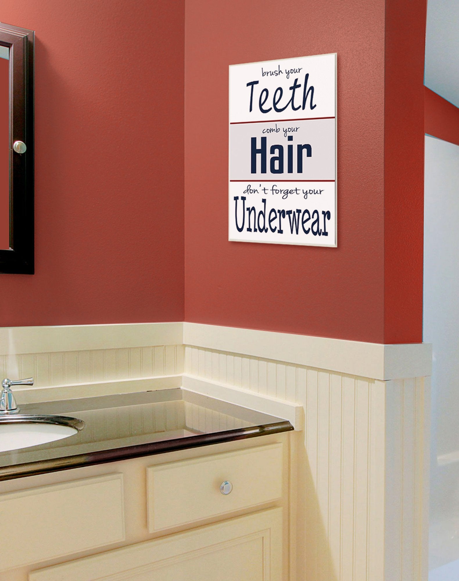 Stupell Home D  Cor Soap Is To The Body What Laughter Is To The Soul Bathroom Wall Plaque, 10 X 0.5 X 15, Proudly Made In Usa