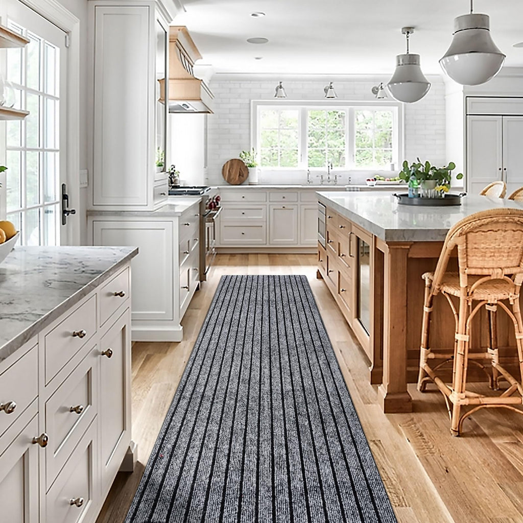 Gotohipi Custom Sizes Runner Rug 2'x12'Indoor Outdoor Utility Carpet,Area Rugs with Non Slip Rubber Backing for Hallway Kitchen 
