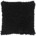 Rizzy Home | T03632 | Poly Fill Decorative Pillow | 18"X18" Black/Neutral/Black Solid