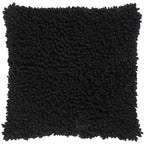 Rizzy Home | T03632 | Poly Fill Decorative Pillow | 18"X18" Black/Neutral/Black Solid