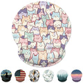 Ergonomic Mouse Pad With Wrist Support,Cute Colorful Cats Mouse Pad With Wrist Rest,Relieve Wrist Pain Mousepad Non-Slip Rubber