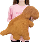 NXCHIZS Dino Nugget Pillow Large, 18.7' Chicken Nugget Plush Room Decor, Cute Dino Throw Pillow Dinosaur Stuffed Animal,Funny B