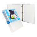 Unikeep 3 Ring Binder - Clear - Case View Binder - 1.5 Inch Spine - Metal Rings - With Clear Outer Overlay - 3 Pack Of Binders