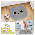 Nigoways Cat Bathroom Rug,Cute Bath Mat,Soft And Absorbent Bath Rugs,Non-Slip Bath Mats,Bathroom Mats For Bathroom,Living Room,B