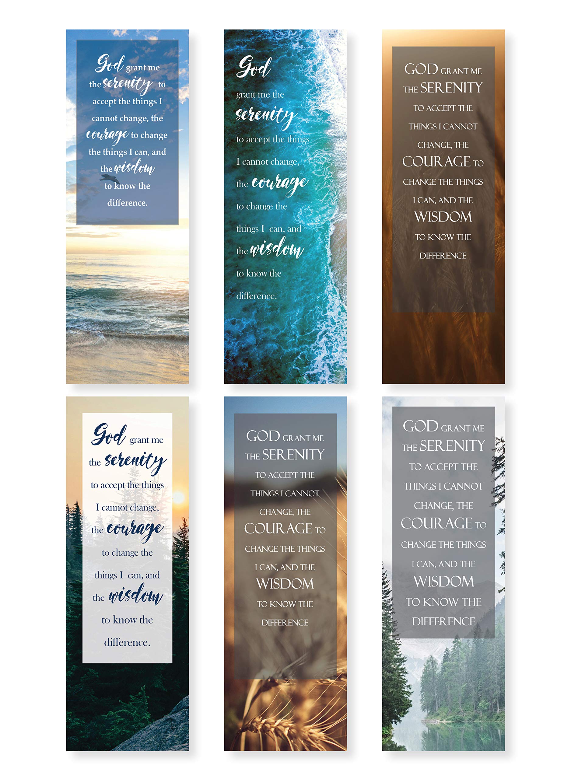 Serenity Prayer Bookmarks - Pack Of 48