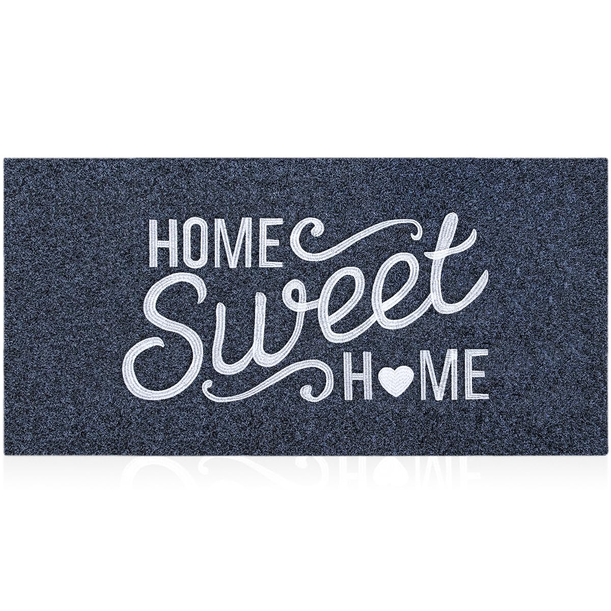 Aazzkang Large Door Mat Indoor Outdoor Home Sweet Home Welcome Mats 48'X18'With Non Slip Backing Easy To Clean Outside Inside