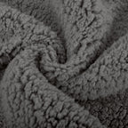 Reafort Ultra Soft Sherpa Body Pillow Cover/Case With Zipper Closure 21''X54'' (21''X54'' Body Pillow Cover,Charcoal Grey)