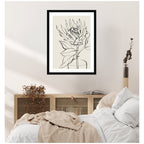 Protea Sketch No. 1 by Sara Berrenson Framed Wall Art Print