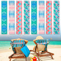 Boao 8 Pack Large Towel Bands for Beach Chairs 15.75 x 1.97 Inch Cruise Towel Clips for Lounge Beach Pool Chairs Towel Strap Hol