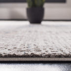 Safavieh Craft Collection Runner Rug - 2'3'' X 6', Grey & Blue, Modern Abstract Design, Non-Shedding & Easy Care, Ideal For High
