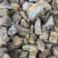 WireJewelry 1.5 Lbs of Bulk Rough Labradorite Stone - Large Natural Rough Stone and Crystals for Tumbling