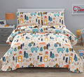 Quilt Set Queen Bedspread Coverlet Kids Queen Quilts Cartoon Bear Quilt Bedding Kids Quilt Bedspread Forest Animal Bear Print Ki