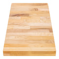 DuraSteel Butcher Block Counter Top - 24 x 12 Natural Maple Slab Work Bench Top for Kitchen, Side, Coffee, Kitchen Table - Optio