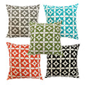 Pinkparrot Cotton Designer Decorative Throw Pillow Covers/Cushion Covers (16X16 Inches)  Set Of 5040