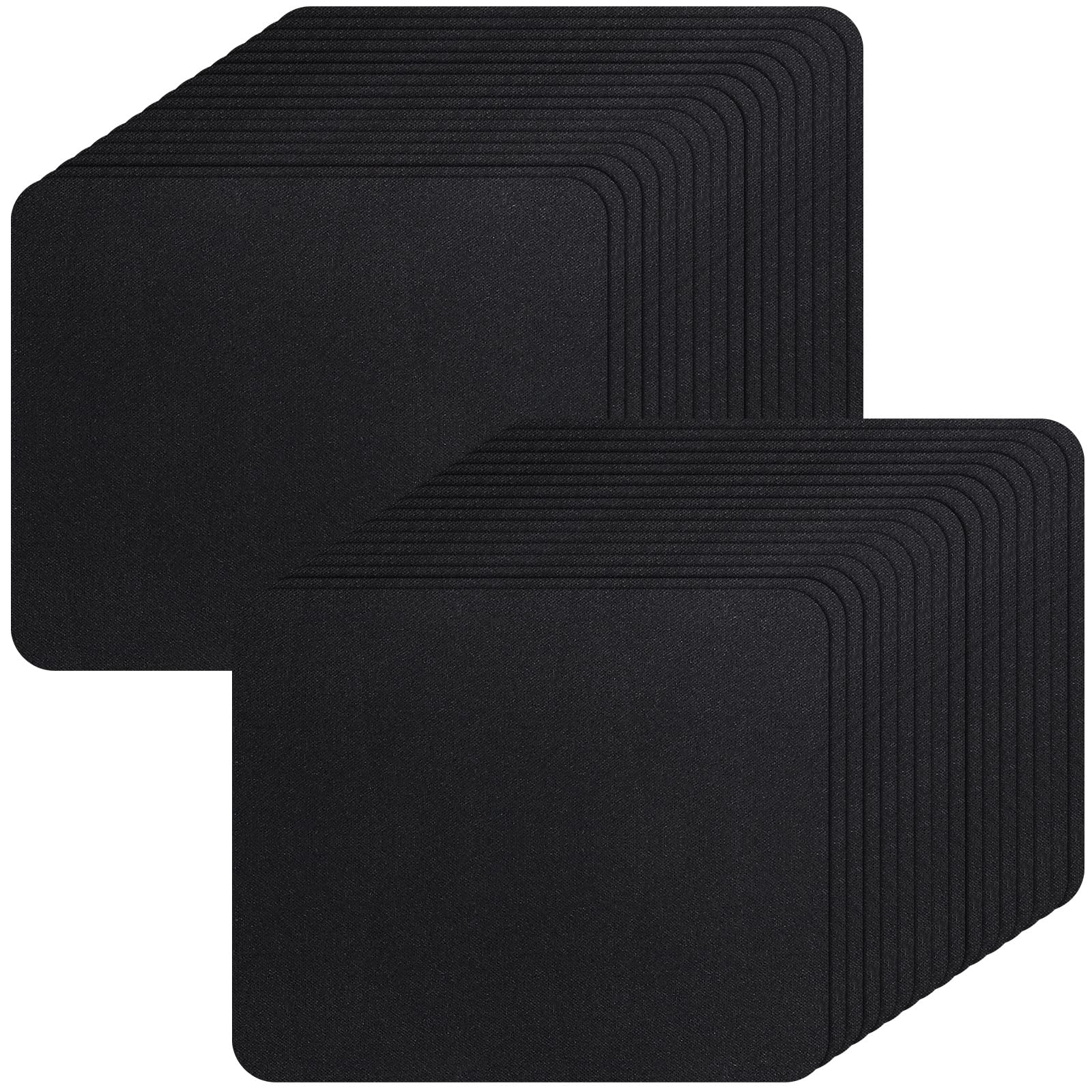 Crtiin 50 Pack Mouse Pad Bulk Computer Mouse Pad Gaming Mouse Pad For Computers, Laptop, Office Home Back To School Gifts, With