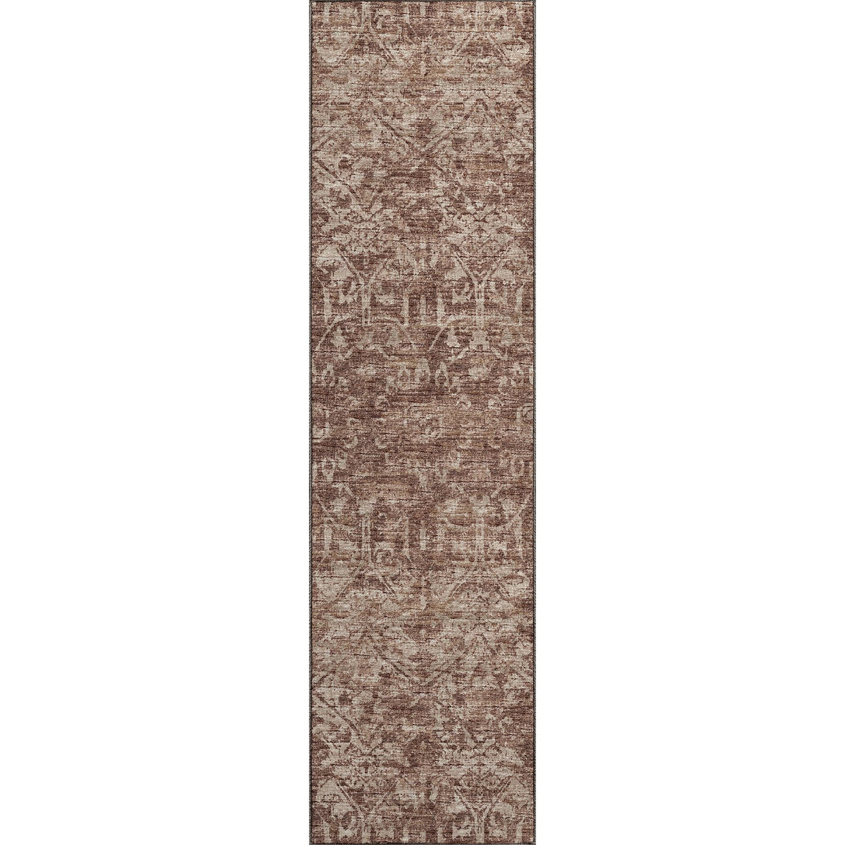 Aberdeen Ab1 Brown 2'3&quot; X 7'6&quot; Runner Rug