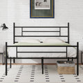 Novilla Queen Size Bed Frame With Headboard And Footboard, 14 Inch Metal Platform Bed Frame, Under Bed Storage, Strong Metal Slats Support, Mattress Foundation No Box Spring Needed