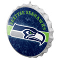 FOCO Seattle Seahawks NFL Metal Distressed Bottlecap Sign