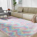 Ultra Soft Rug for Living Room, 8X10 Fluffy Shag Area Rug for Bedroom, Modern Shaggy Carpets Fuzzy Rug for Teens Dorm Nursery Ho