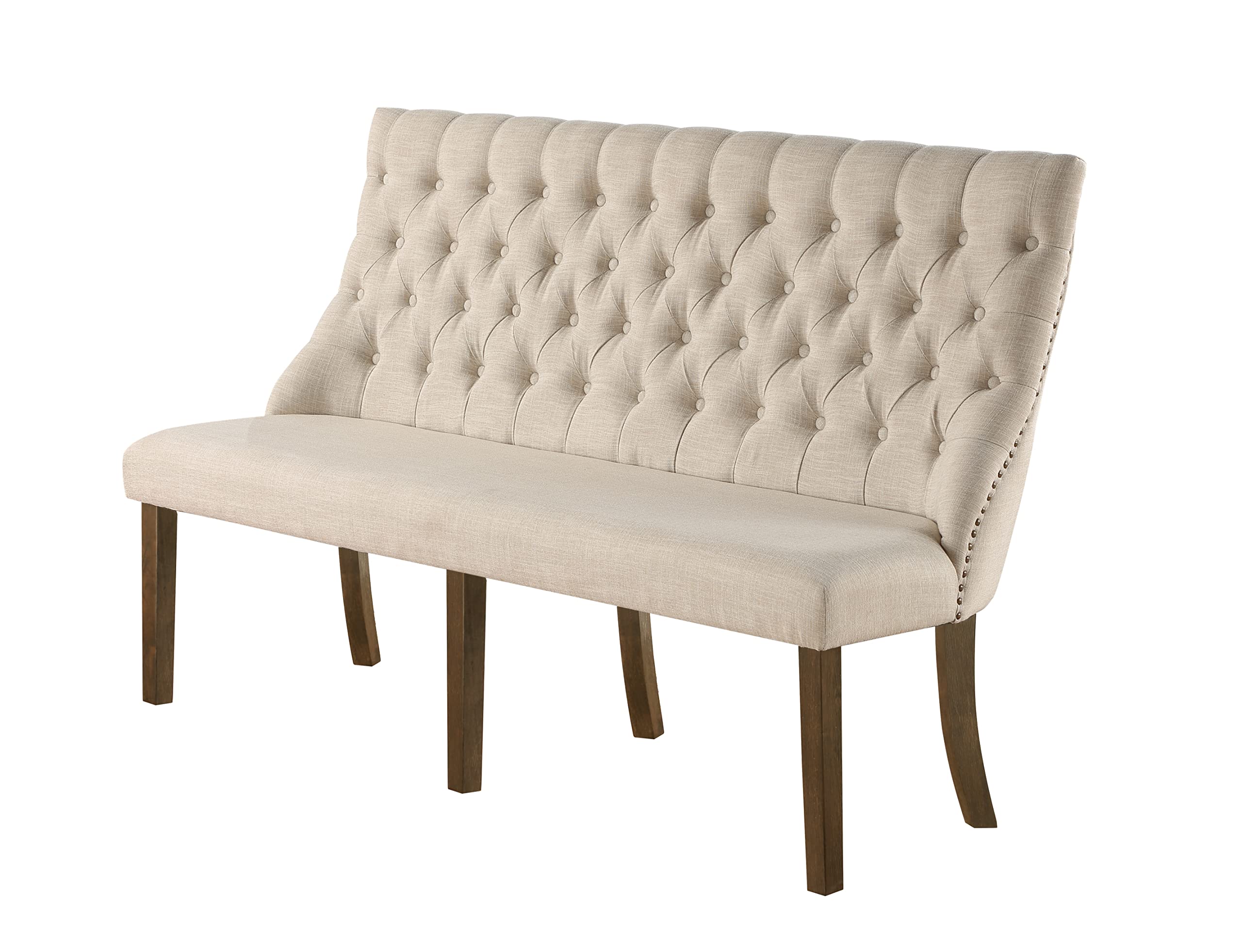 Best Quality Furniture Linen Upholstered Dining Big Bench