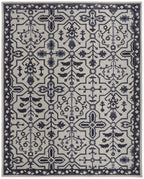 HomeRoots 513677 10 x 14 ft. Taupe & Gray Wool Floral Hand Tufted Handmade Stain Resistant Rectangle Area Rug