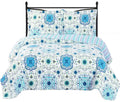 Royal Tradition Arielle Reversible Coverlets, Full Over-Sized 3Pc Quilt Set (92-Inch Wide X 96-Inch Long) Lightweight Bedspread
