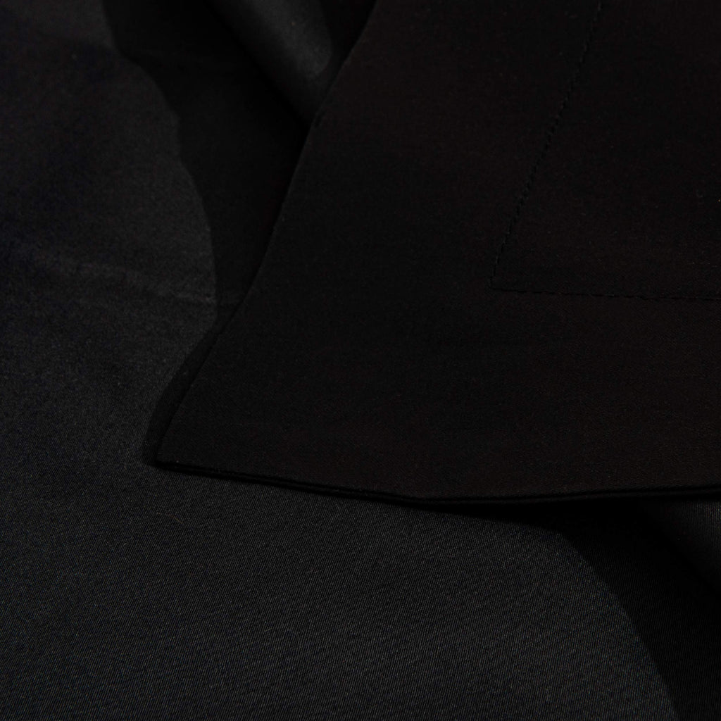 Ntbay 2 Pack 500 Thread Count 100% Egyptian Cotton Queen Pillow Shams, Super Soft And Breathable Oxford Pillowcases For Bed, 20X30 Inches, Black