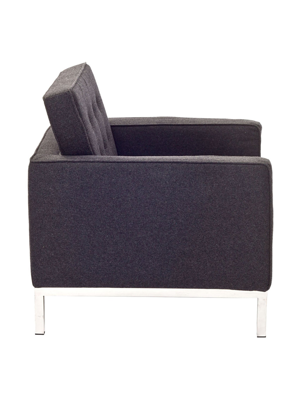 Modway Florence Style Armchair, Tweed, Red