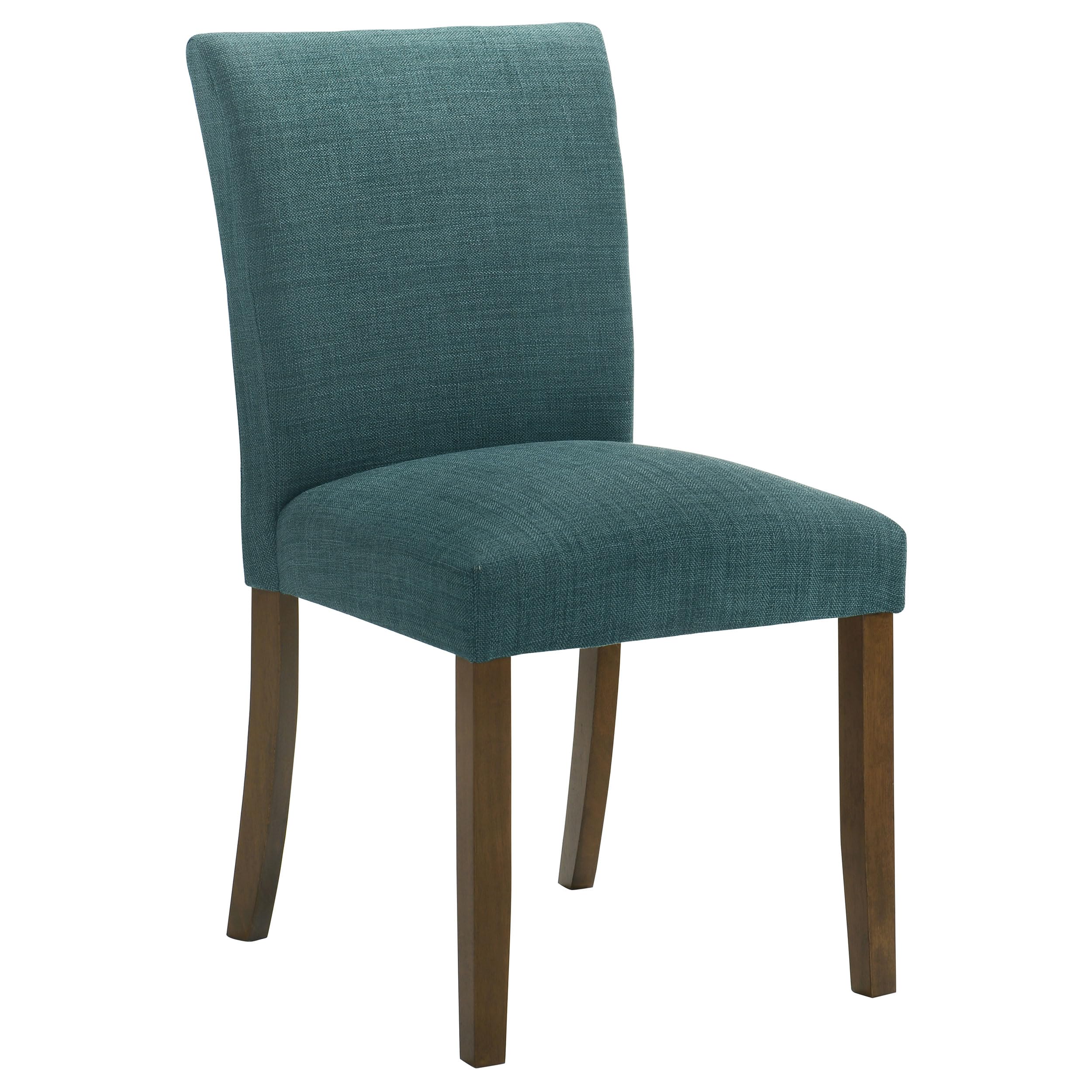 Coaster Home Furnishings Cantley Upholstered Dining Side Chair Teal Blue (Set of 2)