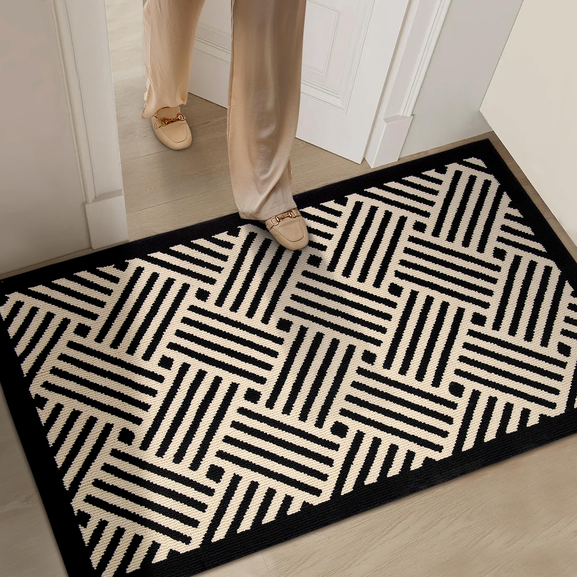 Granny Says Door Mat Indoor Entrance, 36' X 60', Large Welcome Mat Outdoor, Non Slip Front Door Mat Entryway Mats, Rubber Floo