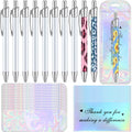 Yexiya 30 Pcs Sublimation Pens Kit Sublimation Pens Blank With Resealable Pouch Bag And Holographic Thank You Card Sublimation B